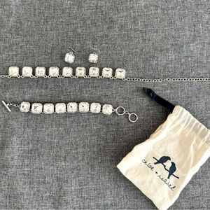Chloe + Isabel 3 piece set Earrings, bracelet, and necklace Art Deco style